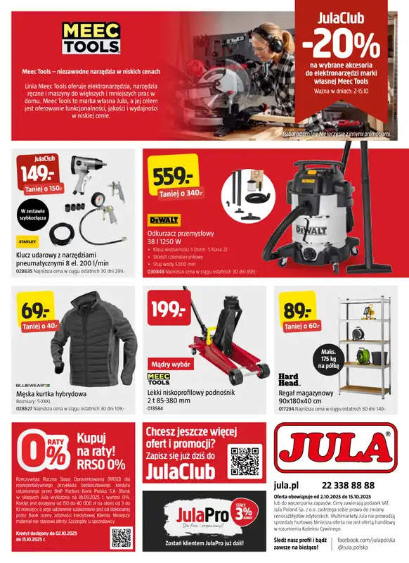 Jula - gazetka promocyjna Gazetka od czwartku 02.10 do środy 15.10 - strona 6