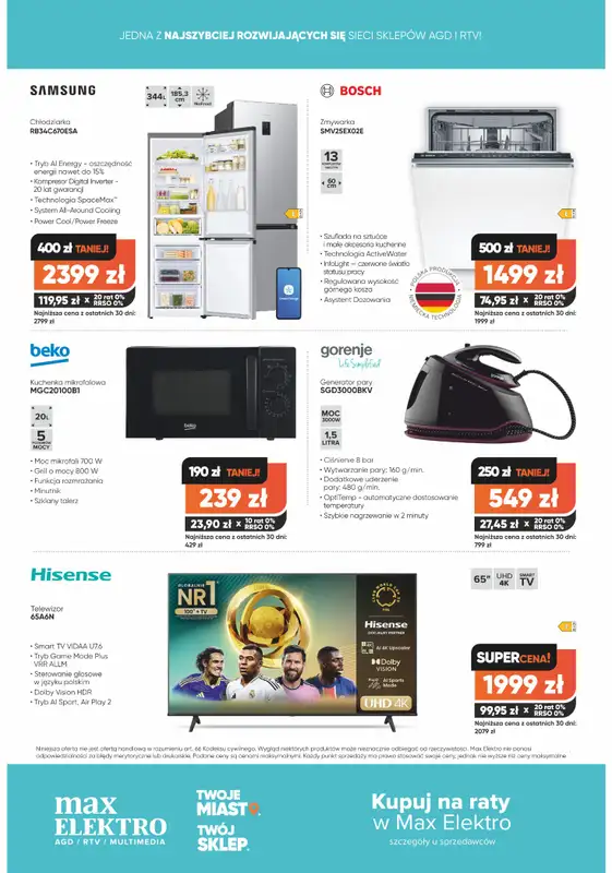 Max Elektro - gazetka promocyjna Gazetka od czwartku 02.10 do środy 29.10 - strona 12