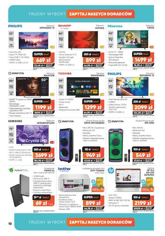 Max Elektro - gazetka promocyjna Gazetka od czwartku 02.10 do środy 29.10 - strona 10