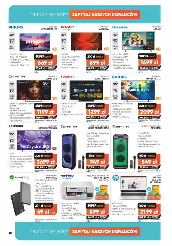 Max Elektro - gazetka promocyjna Gazetka od czwartku 02.10 do środy 29.10 - strona 10