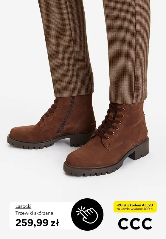 CCC - gazetka promocyjna -20 zł za każde wydane 100 zł od czwartku 02.10 do niedzieli 12.10 - strona 8