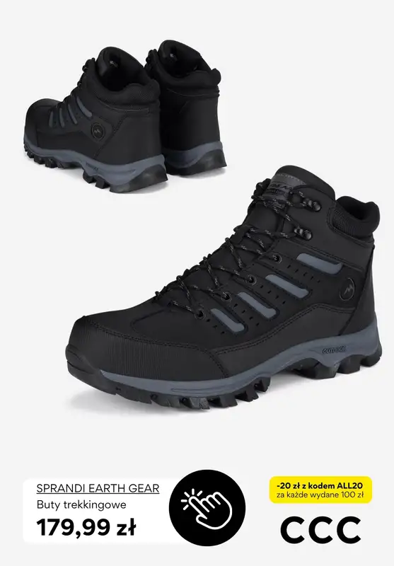 CCC - gazetka promocyjna -20 zł za każde wydane 100 zł od czwartku 02.10 do niedzieli 12.10 - strona 13