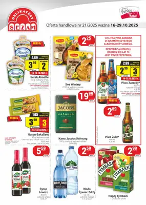 Delikatesy Sezam - gazetka promocyjna Gazetka od czwartku 16.10 do środy 29.10