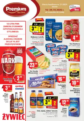 Premium - gazetka promocyjna Gazetka Premium od czwartku 16.10 do środy 29.10
