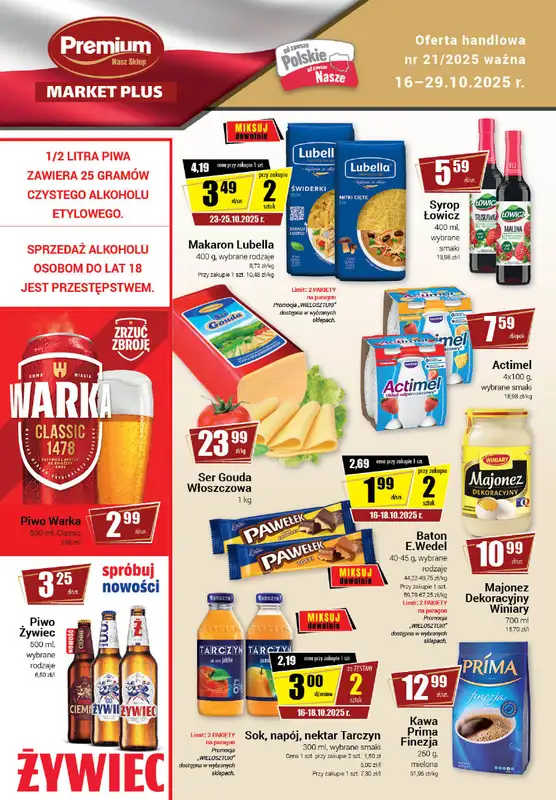 Premium - gazetka promocyjna Gazetka Premium Market Plus  