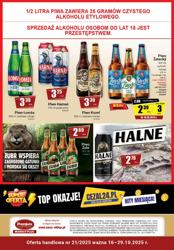 Premium - gazetka promocyjna Gazetka Premium Market Plus od czwartku 16.10 do środy 29.10 - strona 8