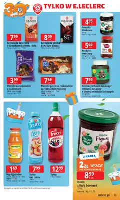 Leclerc - gazetka promocyjna Oferta E.Leclerc I 30 lat najlepszych wyborów od poniedziałku 06.10 do poniedziałku 13.10 - strona 15