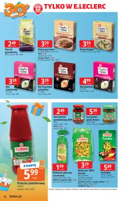 Leclerc - gazetka promocyjna Oferta E.Leclerc I 30 lat najlepszych wyborów od poniedziałku 06.10 do poniedziałku 13.10 - strona 16