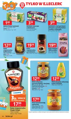 Leclerc - gazetka promocyjna Oferta E.Leclerc I 30 lat najlepszych wyborów od poniedziałku 06.10 do poniedziałku 13.10 - strona 14