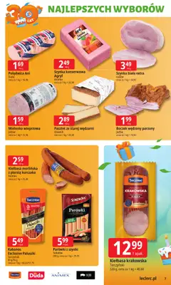 Leclerc - gazetka promocyjna Oferta E.Leclerc I 30 lat najlepszych wyborów od poniedziałku 06.10 do poniedziałku 13.10 - strona 7
