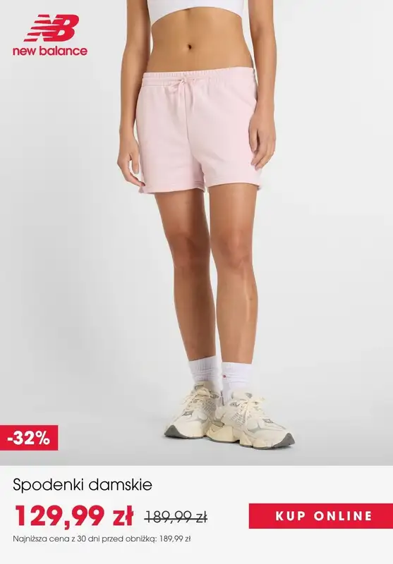 New Balance - gazetka promocyjna SALE: ubrania i akcesoria damskie od czwartku 02.10  - strona 10