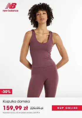 New Balance - gazetka promocyjna SALE: ubrania i akcesoria damskie od czwartku 02.10  - strona 7