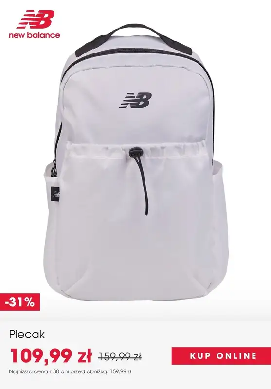 New Balance - gazetka promocyjna SALE: ubrania i akcesoria damskie od czwartku 02.10  - strona 11