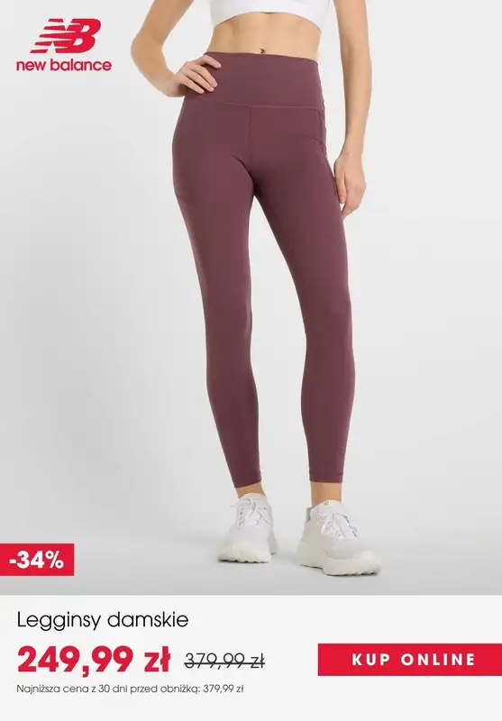 New Balance - gazetka promocyjna SALE: ubrania i akcesoria damskie od czwartku 02.10  - strona 8