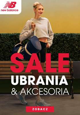New Balance - gazetka promocyjna SALE: ubrania i akcesoria damskie od czwartku 02.10 