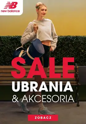 New Balance - gazetka promocyjna SALE: ubrania i akcesoria damskie od czwartku 02.10 