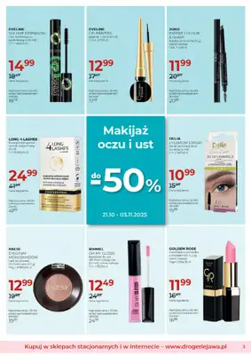 Drogerie Jawa - gazetka promocyjna Gazetka  do poniedziałku 03.11 - strona 3