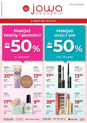 Drogerie Jawa - gazetka promocyjna Gazetka  do poniedziałku 03.11