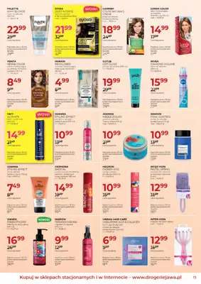 Drogerie Jawa - gazetka promocyjna Gazetka  do poniedziałku 03.11 - strona 13