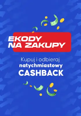 $Kasa wraca - gazetka promocyjna Kupuj ekody i odbieraj cashback od poniedziałku 06.10 do niedzieli 02.11 - strona 14 $Kasa wraca - gazetka promocyjna Kupuj ekody i odbieraj cashback od poniedziałku 06.10 do niedzieli 02.11 - strona 14
