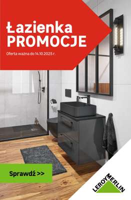 Leroy Merlin - gazetka promocyjna PROMOCJE - Łazienka od czwartku 02.10 do wtorku 14.10