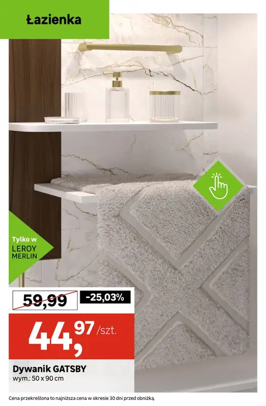 Leroy Merlin - gazetka promocyjna PROMOCJE - Łazienka od czwartku 02.10 do wtorku 14.10 - strona 10
