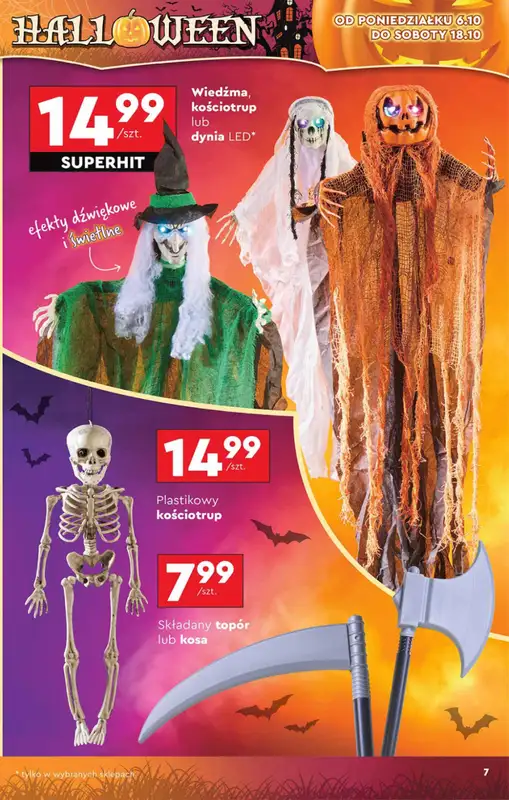 Biedronka - gazetka promocyjna Okazje tygodnia od 6.10 od poniedziałku 06.10 do środy 22.10 - strona 7