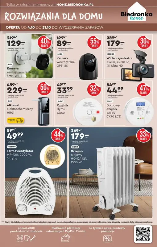 Biedronka - gazetka promocyjna Okazje tygodnia od 6.10 od poniedziałku 06.10 do środy 22.10 - strona 47