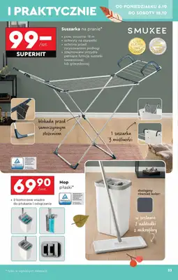 Biedronka - gazetka promocyjna Okazje tygodnia od 6.10 od poniedziałku 06.10 do środy 22.10 - strona 33