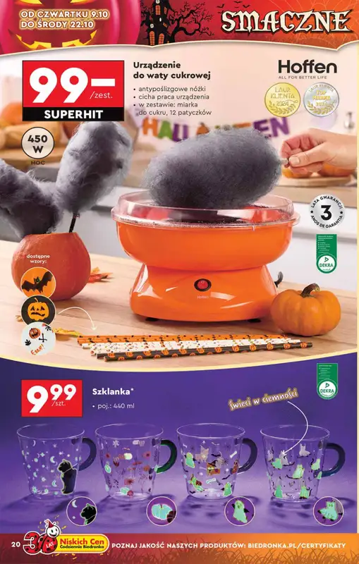 Biedronka - gazetka promocyjna Okazje tygodnia od 6.10 od poniedziałku 06.10 do środy 22.10 - strona 20