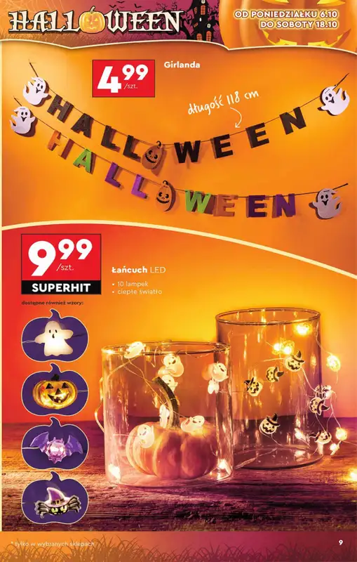 Biedronka - gazetka promocyjna Okazje tygodnia od 6.10 od poniedziałku 06.10 do środy 22.10 - strona 9
