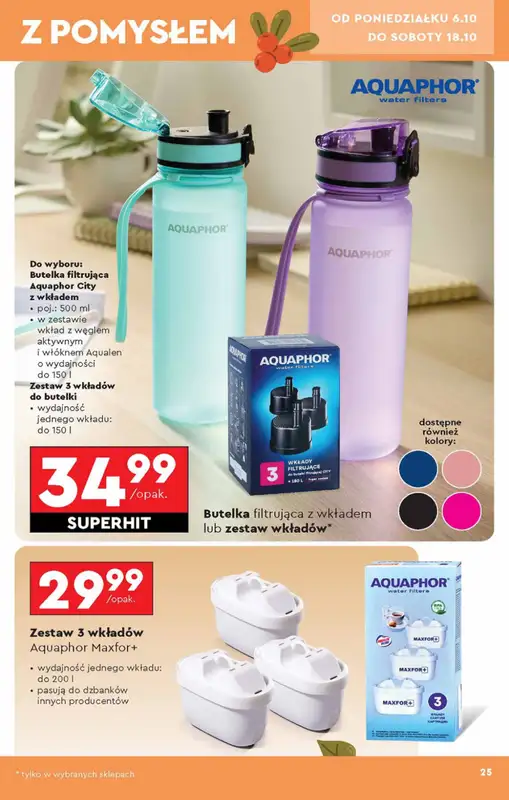 Biedronka - gazetka promocyjna Okazje tygodnia od 6.10 od poniedziałku 06.10 do środy 22.10 - strona 25