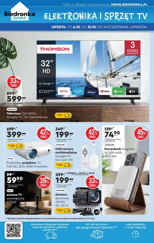 Biedronka - gazetka promocyjna Okazje tygodnia od 6.10 od poniedziałku 06.10 do środy 22.10 - strona 46