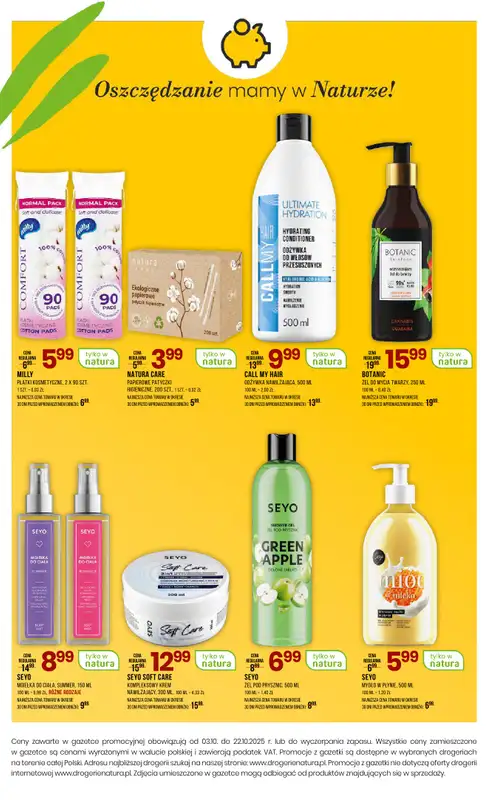 Drogerie Natura - gazetka promocyjna Gazetka od piątku 03.10 do środy 22.10 - strona 16