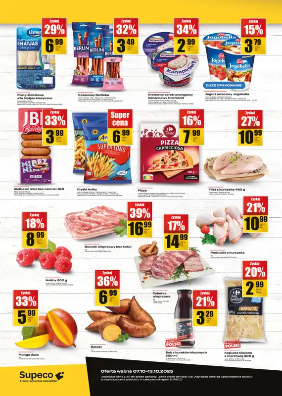 Supeco - gazetka promocyjna Targ świeżości od wtorku 07.10 do poniedziałku 13.10 - strona 2