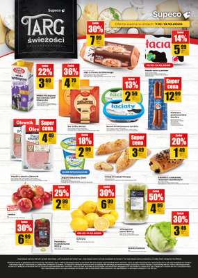 Supeco - gazetka promocyjna Targ świeżości od wtorku 07.10 do poniedziałku 13.10