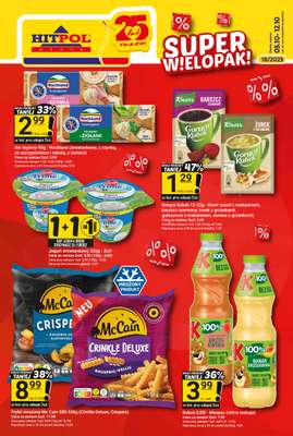 Hitpol - gazetka promocyjna HITY z gazetki! od piątku 03.10 do niedzieli 12.10