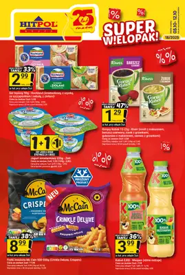 Hitpol - gazetka promocyjna HITY z gazetki! od piątku 03.10 do niedzieli 12.10 Hitpol - gazetka promocyjna HITY z gazetki! od piątku 03.10 do niedzieli 12.10