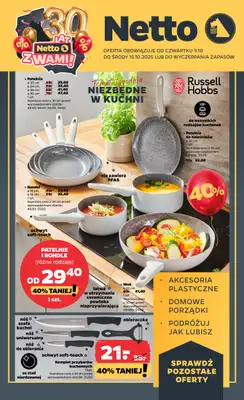 Netto - gazetka promocyjna Gazetka Non Food od czwartku 09.10 do środy 15.10 Netto - gazetka promocyjna Gazetka Non Food od czwartku 09.10 do środy 15.10