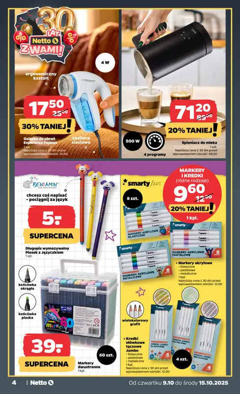 Netto - gazetka promocyjna Gazetka Non Food od czwartku 09.10 do środy 15.10 - strona 4