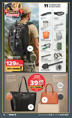 Netto - gazetka promocyjna Gazetka Non Food od czwartku 09.10 do środy 15.10 - strona 6 Netto - gazetka promocyjna Gazetka Non Food od czwartku 09.10 do środy 15.10 - strona 6