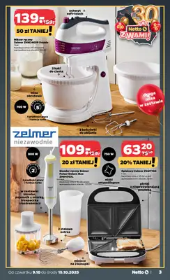 Netto - gazetka promocyjna Gazetka Non Food od czwartku 09.10 do środy 15.10 - strona 3 Netto - gazetka promocyjna Gazetka Non Food od czwartku 09.10 do środy 15.10 - strona 3