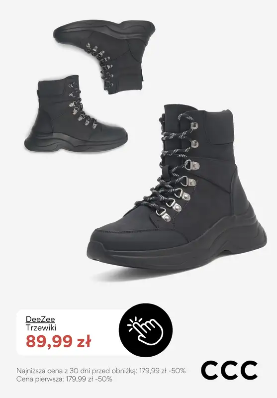 CCC - gazetka promocyjna Damskie obuwie na WYPRZEDAŻY do 100 zł od piątku 03.10 do soboty 11.10 - strona 8