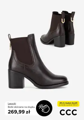 CCC - gazetka promocyjna Obuwie w odcieniach brązu od soboty 04.10 do niedzieli 12.10 - strona 9