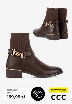 CCC - gazetka promocyjna Obuwie w odcieniach brązu od soboty 04.10 do niedzieli 12.10 - strona 10