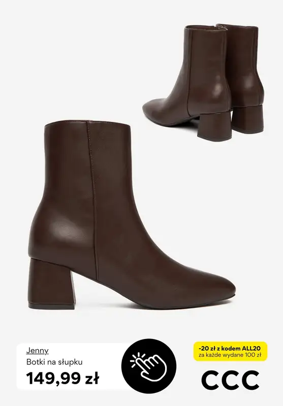 CCC - gazetka promocyjna Obuwie w odcieniach brązu od soboty 04.10 do niedzieli 12.10 - strona 3