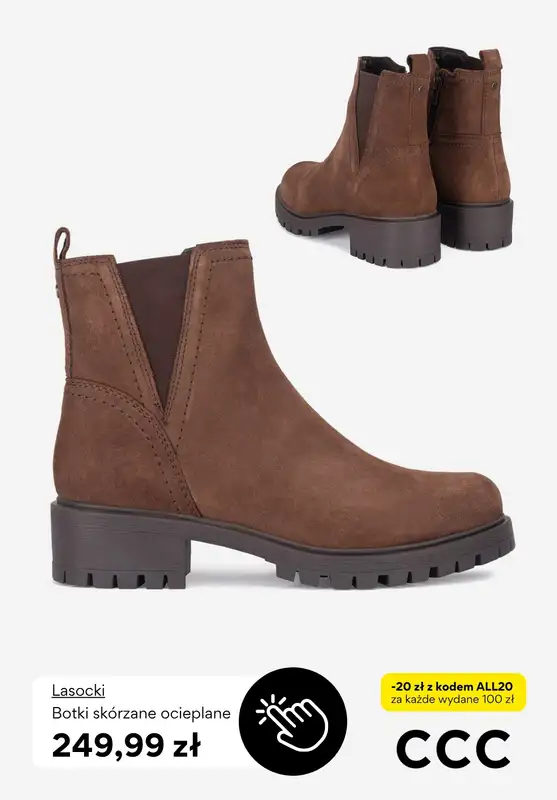 CCC - gazetka promocyjna Obuwie w odcieniach brązu od soboty 04.10 do niedzieli 12.10 - strona 2