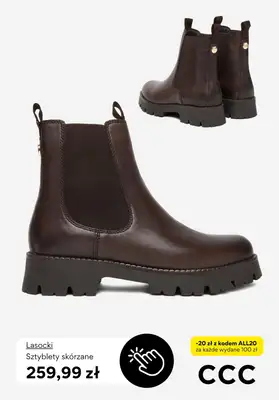 CCC - gazetka promocyjna Obuwie w odcieniach brązu od soboty 04.10 do niedzieli 12.10 - strona 4