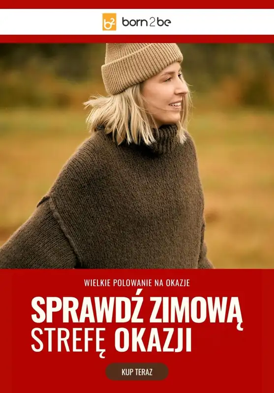 Born2be - gazetka promocyjna Zimowa Strefa Okazji od piątku 03.10 do poniedziałku 13.10