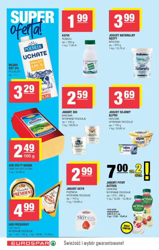 SPAR - gazetka promocyjna Gazetka Eurospar od środy 08.10 do niedzieli 19.10 - strona 4
